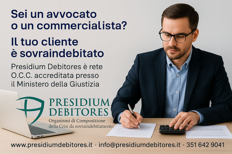 RETE ITALIA O.C.C. Presidium Debitores: for skilled advisors