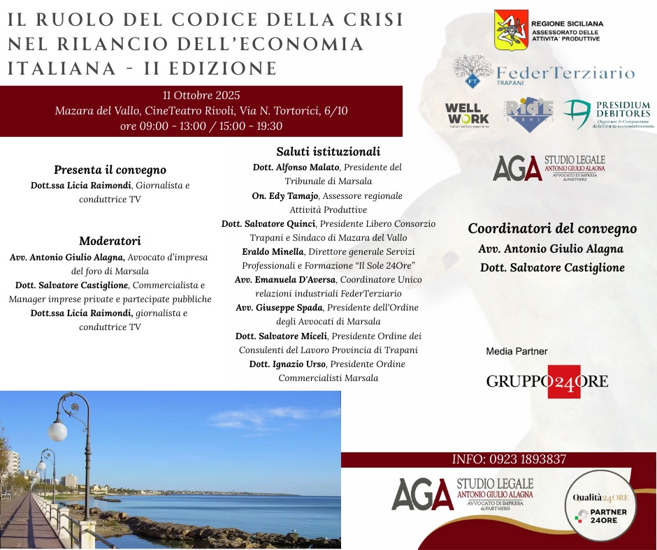 Il ruolo del Codice della Crisi nel rilancio dell’economia italiana – II Edizione