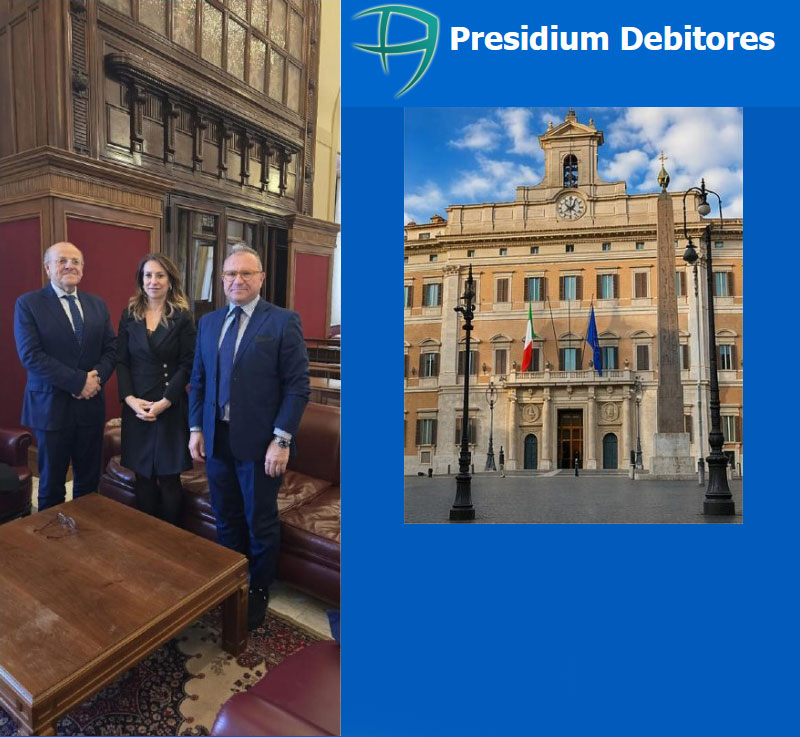 Fondo Esdebitazione Incapienti: l'On. Letizia Giorgianni riceve Presidium Debitores