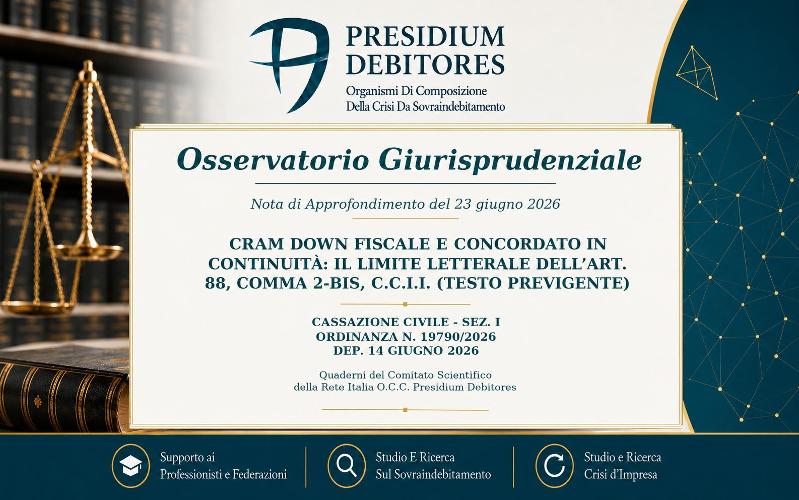 Cram down fiscale e concordato in continuità: il limite letterale dell’art. 88, comma 2-bis, C.C.I.I. (testo previgente)